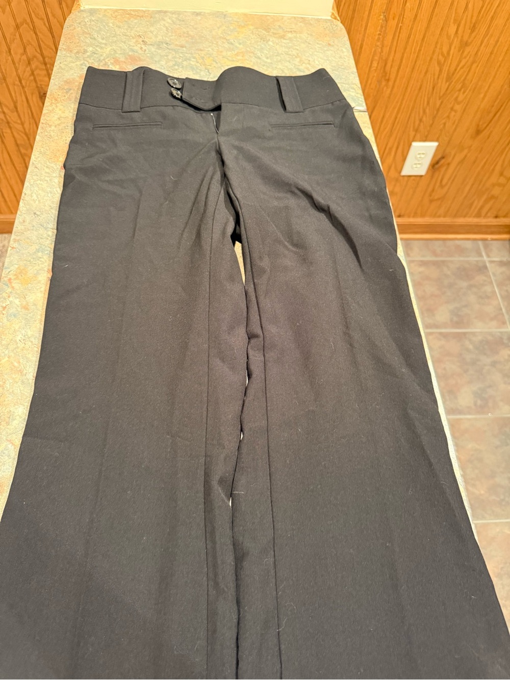 Vanity Black Women's Dress Pants Straight Leg